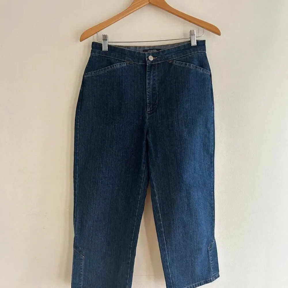 Vintage bill blass denim capri